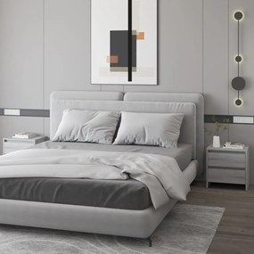 Comodini 2 Pz Grigio Sonoma 45x34,5x44,5 Cm İn Truciolato /