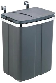 WENKO 54903100 - Cestino montabile sulla porta 26x36,5 cm grigio/argento