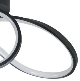 Eglo 901158-Plafoniera dimmerabile RGBW CALAROSSA-Z LED/22W/230V nero