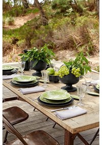 Piatto fondo in gres verde chiaro , ⌀ 25 cm Riviera - Costa Nova