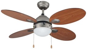 Ventilatore da soffitto Maurice marrone , D. 106 cm INSPIRE