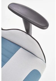 Sedia da ufficio KODA grigio chiaro/celeste