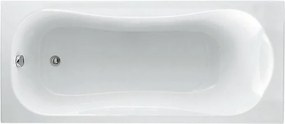 Vasca rettangolare Egeria bianco 70 x 170 cm