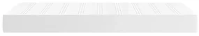 Materasso a molle bianco 90x200x20 cm in similpelle
