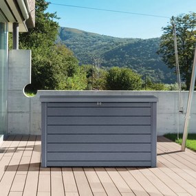 Contenitore Da Giardino Ontario 870 L Antracite Ecom /