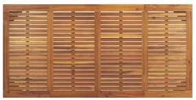 Tavolo giardino con gambe forcella 180x90x75 cm massello acacia