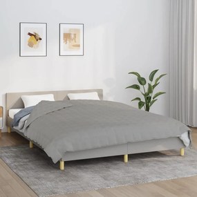 Coperta Ponderata Grigia 200x230 Cm 9 Kg Tessuto /