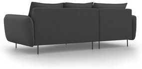 Divano angolare grigio scuro, angolo sinistro Vienna - Cosmopolitan Design