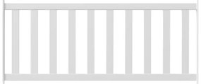 Pannello di recinzione in alluminio verniciato bianco GARDENGATE Panello Florenca / Zorn bianco L 200 x H 98.6 cm, spessore 50 mm