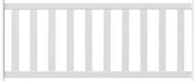 Recinzione GARDENGATE Panello Florenca / Zorn bianco in alluminio L 200 x H 98.6 x P 3 cm