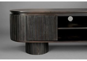 Mobile TV marrone scuro in mango massiccio 140x45x40 cm Kenji – Dutchbone