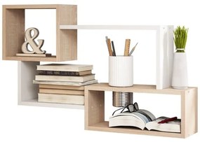 Mensola TRIO 54x87 cm beige/bianco