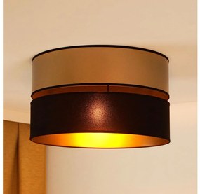 Brilagi - Plafoniera ROYAL 1xE27/15W/230V diametro 40 cm nero/oro