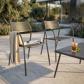 AVIIM - poltrona da giardino impilabile in ferro