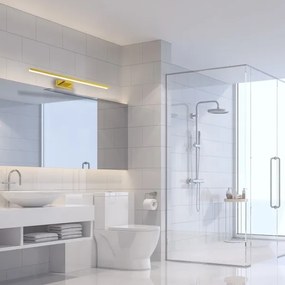 Illuminazione a specchio LED per bagno SHINE LED/13,8W/230V 60 cm IP44 oro