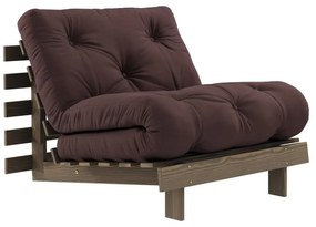 Poltrona marrone scuro Roots - Karup Design