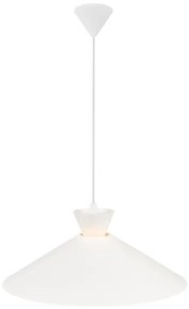 Nordlux - Lampadario a sospensione con filo DIAL 1xE27/40W/230V diametro 45 cm bianco