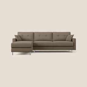 Megan divano letto angolare in microfibra smacchiabile T11