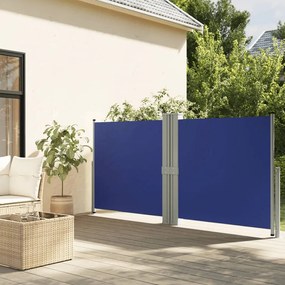 Tenda Laterale Retrattile Blu 140x1200 Cm /