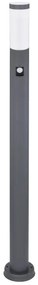 Globo 3159AS - Lampada da esterno con sensore BOSTON 1xE27/15W/230V IP44 110 cm antracite