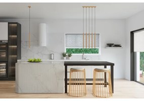 Sollux SL.1173 - Lampadario a sospensione con filo PASTELO 5xG9/8W/230V oro