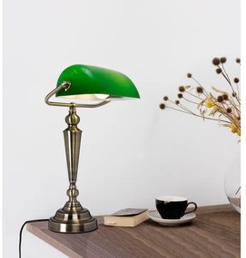 Cottex B1019AGR - Lampada da scrivania THE BANKER 1xE27/60W/230V