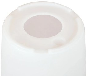 Vaso Illuminabile Tondo Ø33 H90cm E27 Colore Bianco