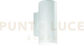 Applique a parete duduk tonda bianca 2 luci attacco gu10 10x8x18cm ...