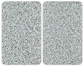 Set di 2 coperchi in vetro per fornello Granite, 52 x 30 cm Universal - Wenko