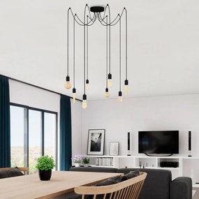 Lampadario nero Kabluni – Opviq lights
