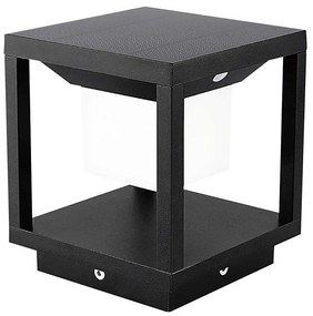 Lampada solare LED con sensore LED/2W/5,5V 3000K IP65 2600 mAh nera