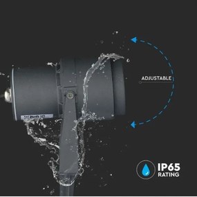 Lampada LED da esterno LED/12W/230V 4000K antracite IP65