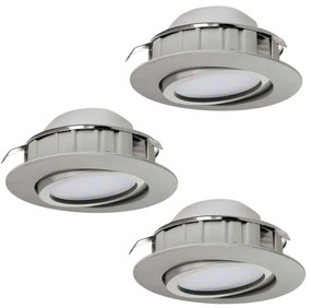 Eglo 95859- SET 3pz Lampada LED da incasso PINEDA 1xLED/6W/230V