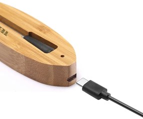 TESLA Electronics - Termometro smart per la carne con supporto di ricarica 0-300 °C 5V IP67