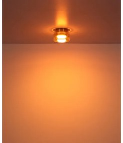 Globo 16055DG - Plafoniera LED HIGGINS 1xGX53/6W/230V diametro 13 cm marrone