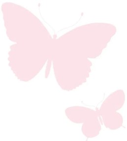Fotomurale Precious Farfalle, rosa