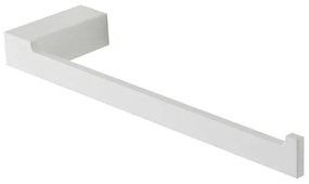 Porta salviette da muro in alluminio bianco Sky