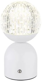 Globo 21007W - Lampada da tavolo LED dimmerabile con funzione Touch JULSY LED/2,5W/3,7V bianco