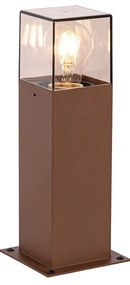 Lampada da esterno a stelo intelligente marrone ruggine 30 cm incl. Wifi P45 - Denmark