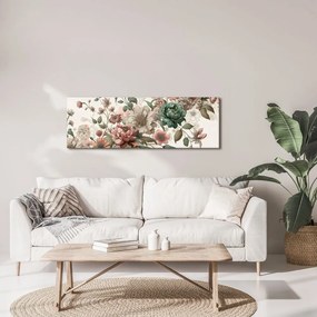 Quadro su tela – Motivo floreale vintage