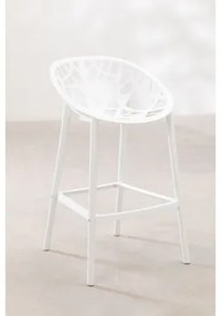 Sgabello da giardino alto Ores Bianco & ↑65 cm - Sklum