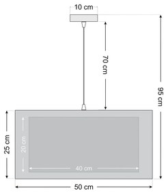 Maco Design Lampada a sospensione Duo Den Light, grigio argento, Ø 50 cm, lino, PVC