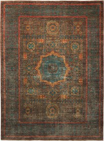 Mamluk Tappeto 230x170 Marrone (Pakistan) Annodato A Mano