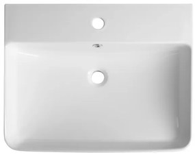 Bruckner - Lavabo incasso NERON 60x48 cm bianco