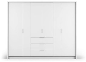 Armadio bianco 255x217 cm Wells - Cosmopolitan Design