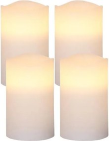 Eglo 410036 - Set da 4 decorazioni natalizie MAY LED/0,066W/3xAAA, bianco