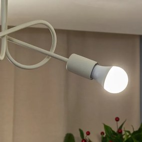 Lampadario a soffitto OXFORD 3xE27/15W/230V crema