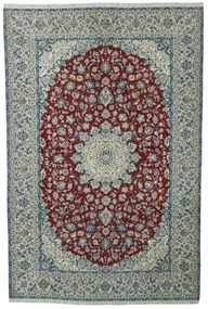 Nain Tappeto persiano 260x400 Rosso (Iran) Annodato A Mano