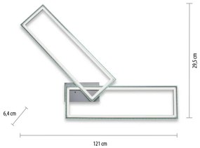 Leuchten Direkt 14635-55 - Plafoniera LED RGB dimmerabile FELIX 34,5W/230V
