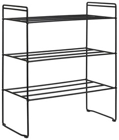 Scarpiera nera in metallo Swansea - House Nordic